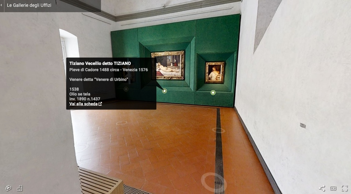 Gli Uffizi diventano realtà virtuale